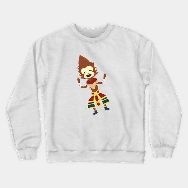 Sleeping Wukong Crewneck Sweatshirt by Johnitees